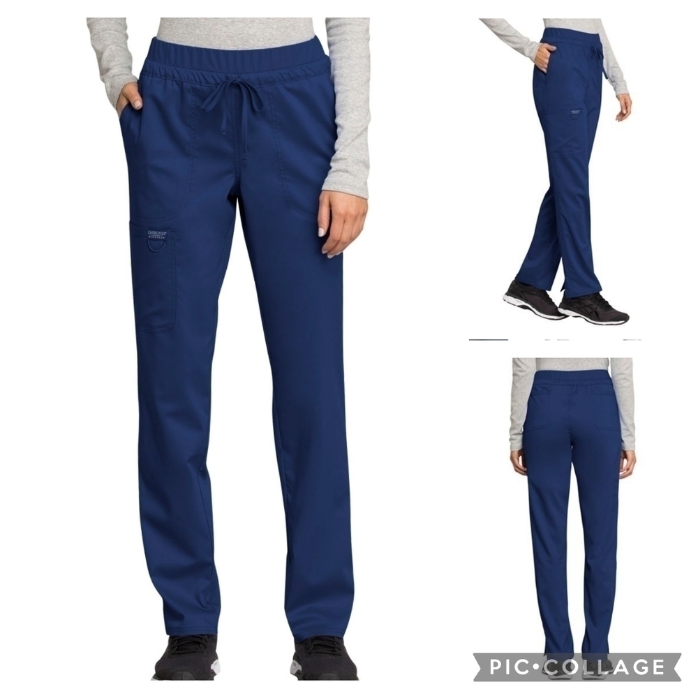 Cherokee Workwear Revolution Tapered Leg Drawstring Scrub Pants Bundle of 5